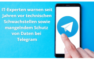 Telegram - Eine zweifelhafte Alternative