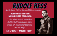 10. Mai 1941: Rudolf Hess fliegt nach England zu Friedensverhandlungen