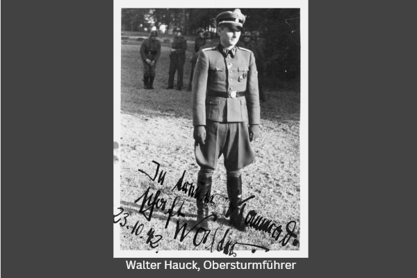Interview mit Walter Hauck, Obersturmführer und Kommandeur in der Aufklärungsabteilung der 12. SS-Panzerdivision 