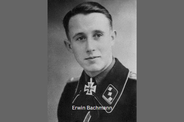Interview mit dem Ritterkreuzträger SS-Obersturmführer Erwin Bachmann, der bei 'Germania Wiking' diente.