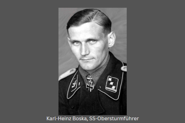 Interview mit Ritterkreuzträger Karl-Heinz Boska, SS-Obersturmführer und Adjutant der 2. SS-Panzerdivision 'Das Reich'