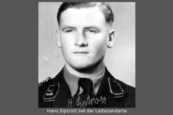 Interview mit dem Träger des Deutschen Kreuzes in Gold Hans Siptrott, Panzerkommandant der 1. SS-Panzerdivision 'Leibstandarte SS-Adolf Hitler'