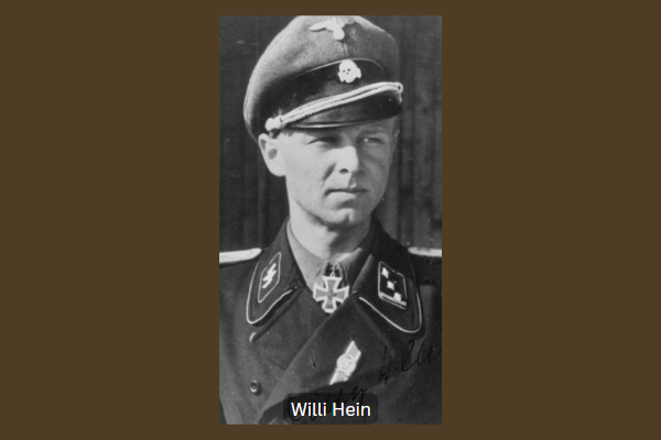 Interview mit Ritterkreuzträger SS-Hauptsturmführer Willi Hein, Bataillonskommandeur der 5. SS-Panzer-Division 'Wiking'.