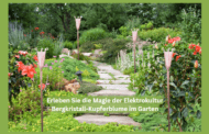 Erleben Sie die Magie der Elektrokultur: Bergkristall-Kupferblume im Garten