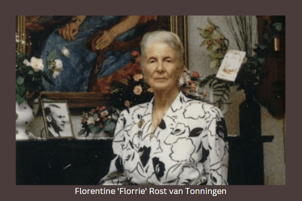 Interview mit der großen Florentine 'Florrie' Rost van Tonningen, niederländische Nationalsozialistin und SS-Mitglied und Freundin von Gudrun Himmler.